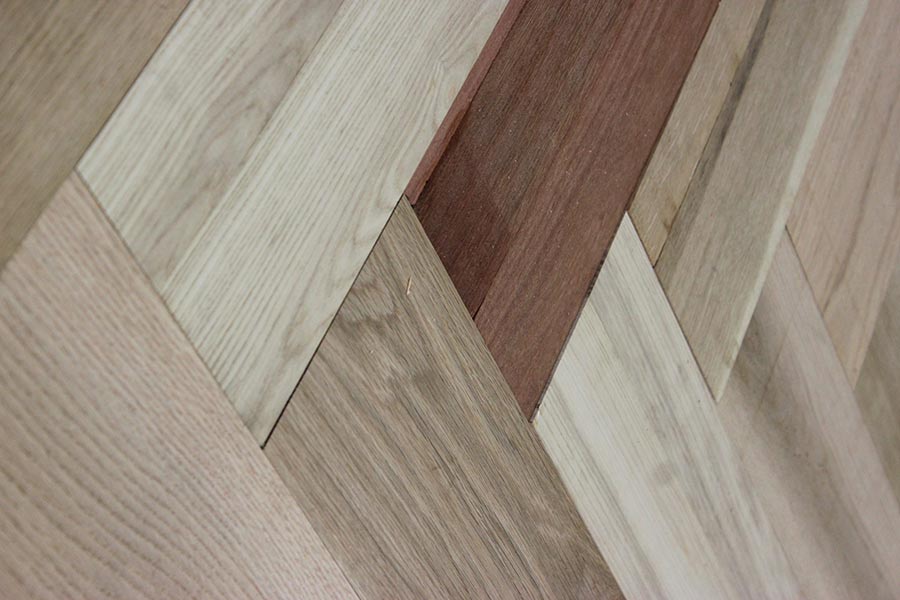 A close up of the herringbone pattern | Slaughterbeck floors