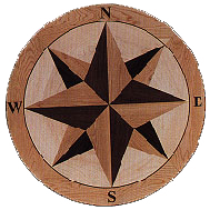 Coordinates Medallion hardwood inlay