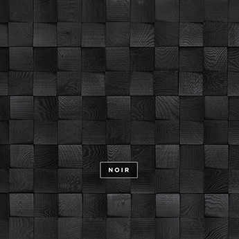 Curva Du Chateau wall covering sample in noir