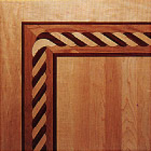 Hardwood flooring border design