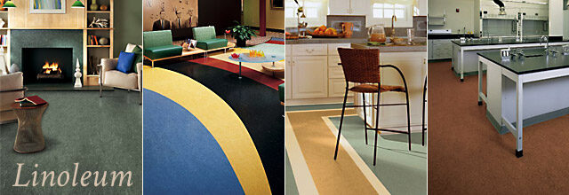 Linoleum flooring