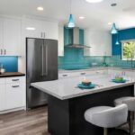 NARI 2020 Gold Award Otter Grey Hardwood Floor In Kitchen