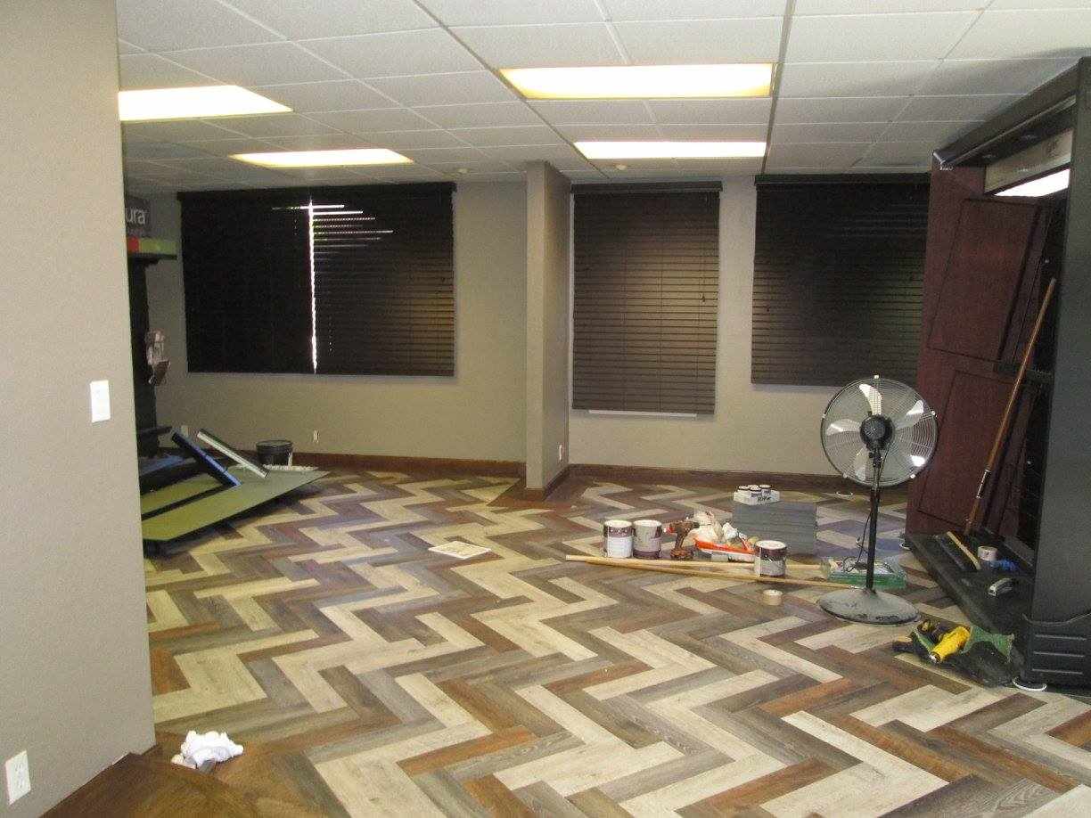 Remodeling the showroom floor