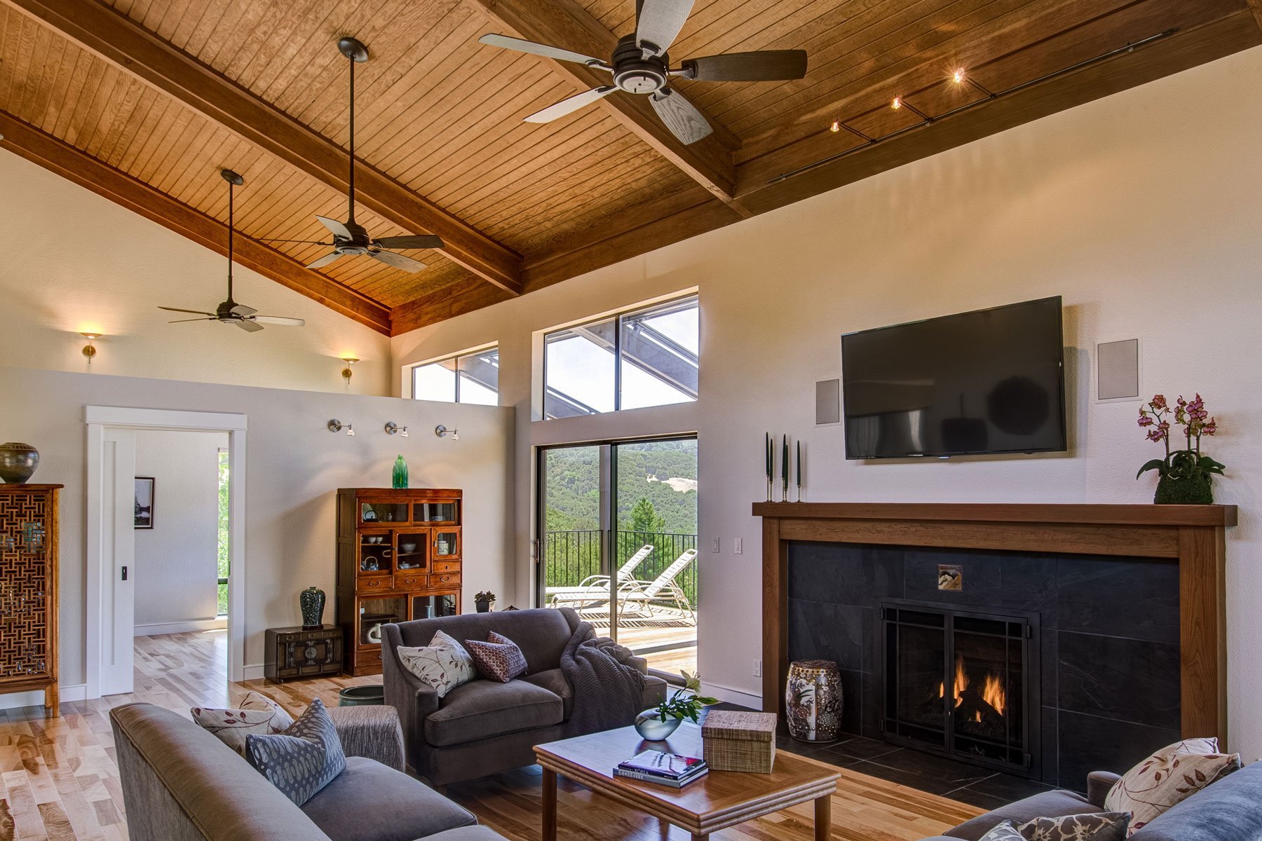 Hardwood Floors in CA Home