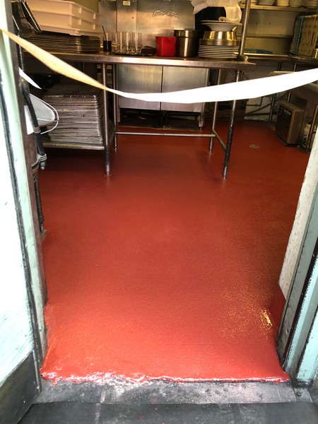 Red Epoxy Floors