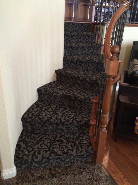 Staircase carpeting