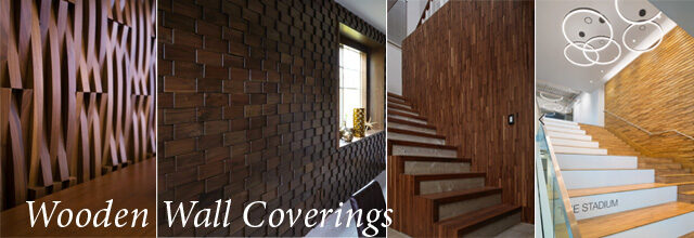 Wooden wall coverings